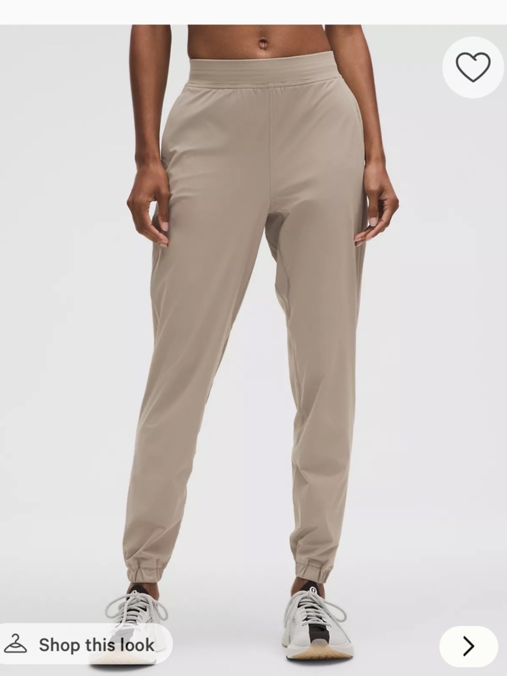 Lululemon Adapted State High-Rise Jogger Full Length in Warm Ash Gray size 4